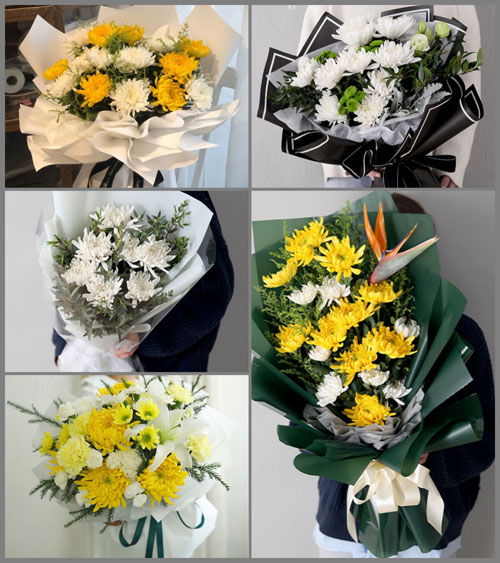 河北张家口赤城县云州乡白事花束代送